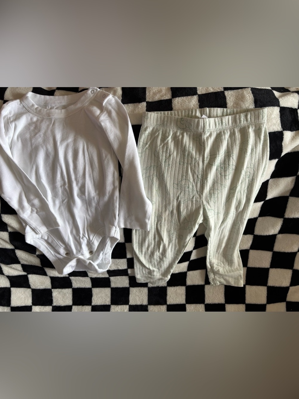 24 month Disney Bambi pants with plain white diaper shirt